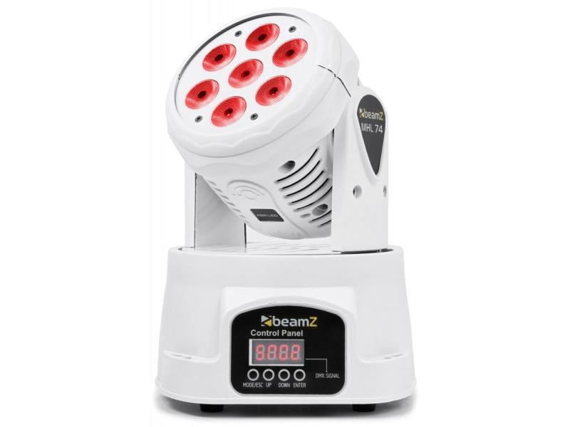 BeamZ Moving Head MHL74 White Moving Head Wash, weiss