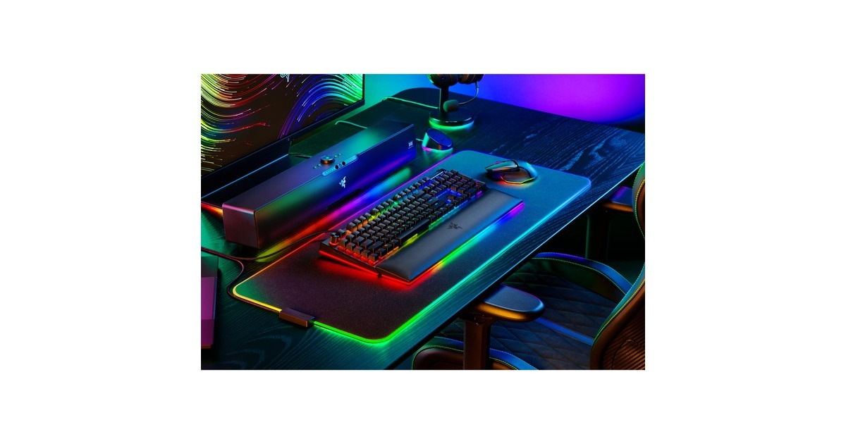 RazerBlackWidow V4 Pro, gaming toetsenbord  (Zwart, US lay-out, Razer Yellow, RGB leds, Doubleshot ABS)