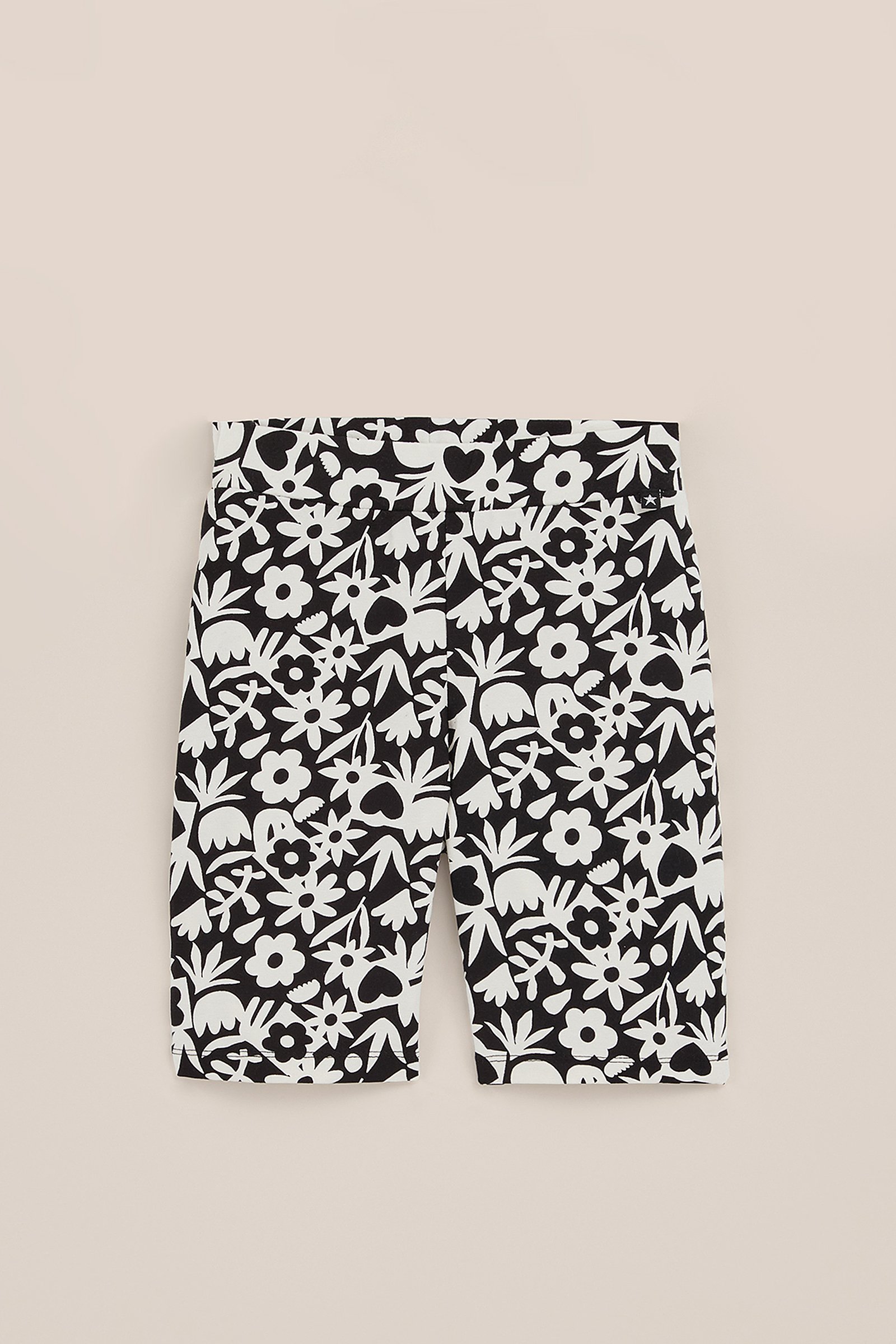 Meisjes korte legging met dessin WE Fashion Zwart