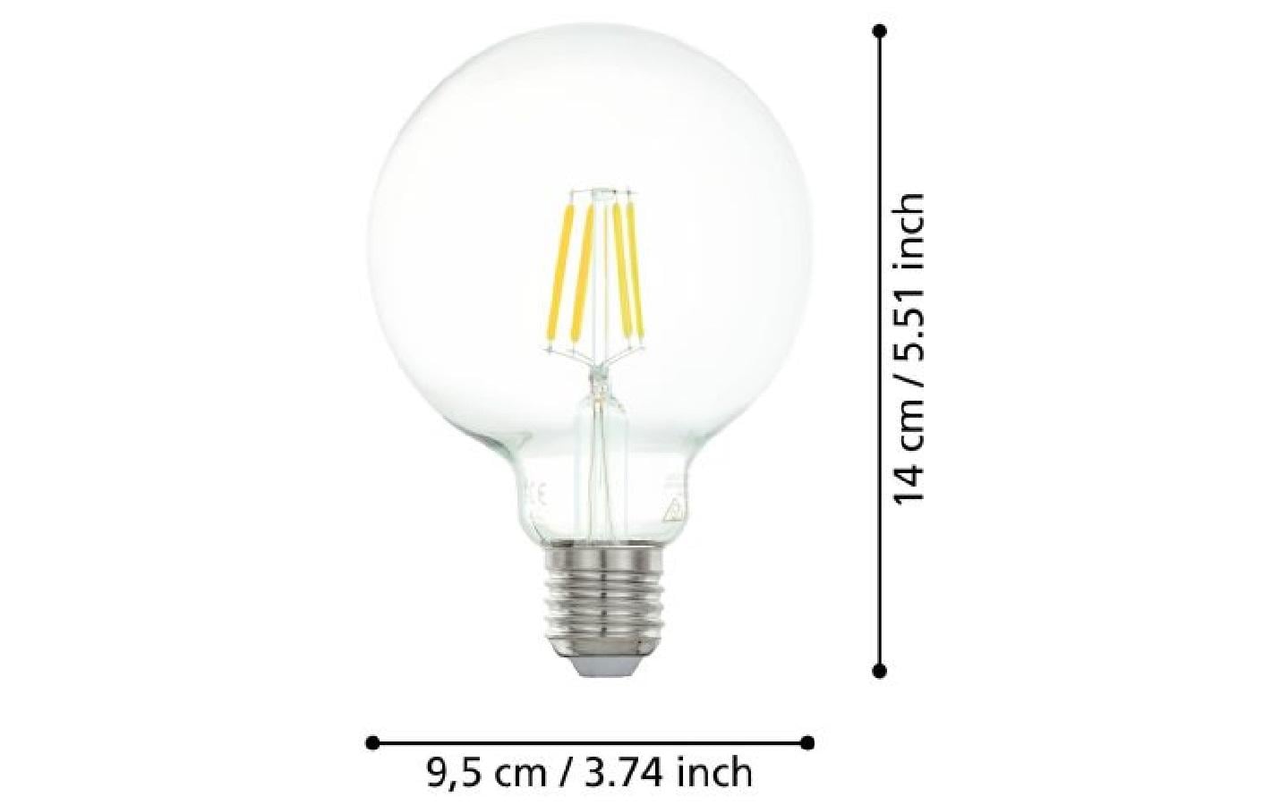 Lampe 4 W E27 WarmweissFilament LED-Glühbirne