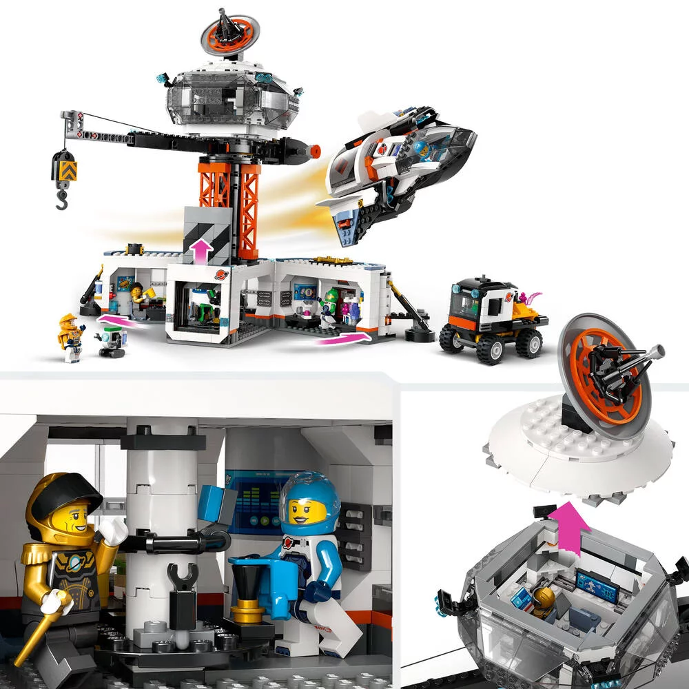 LEGO®CITY 60434 - LA STATION SPATIALE ET LA BASE DE LANCEMENT DE FUSEES
