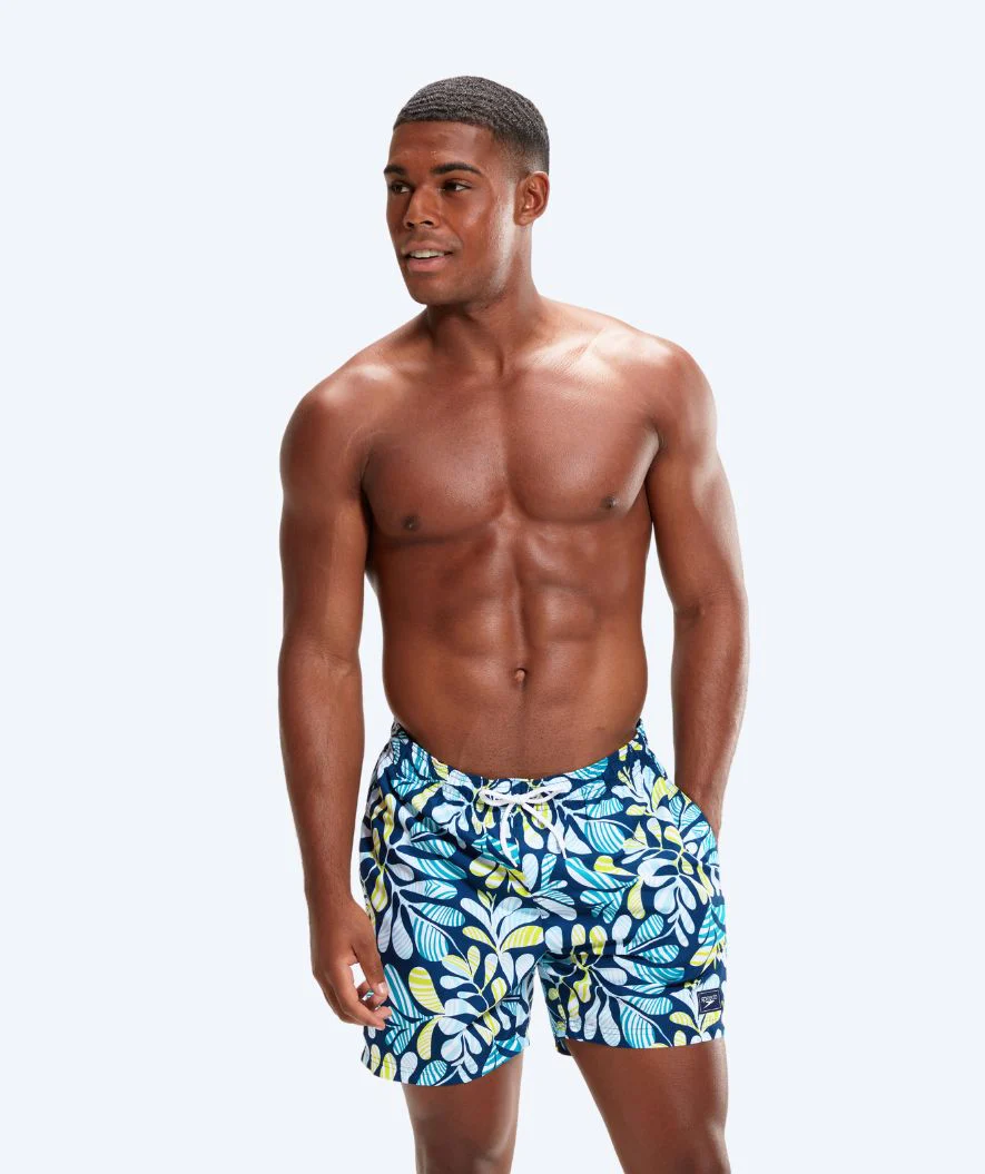 Speedo badeshorts til mænd - Printed Leisure - Blå/grøn