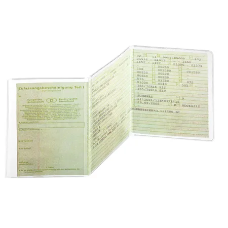 Durable 214219 Schutz- und Ausweishülle, 210 x 105 mm, transparent