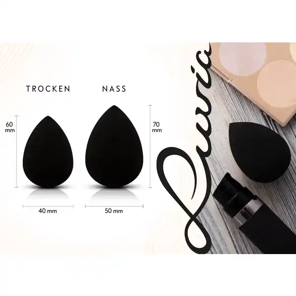 Make-up Blending Sponge Set-Black