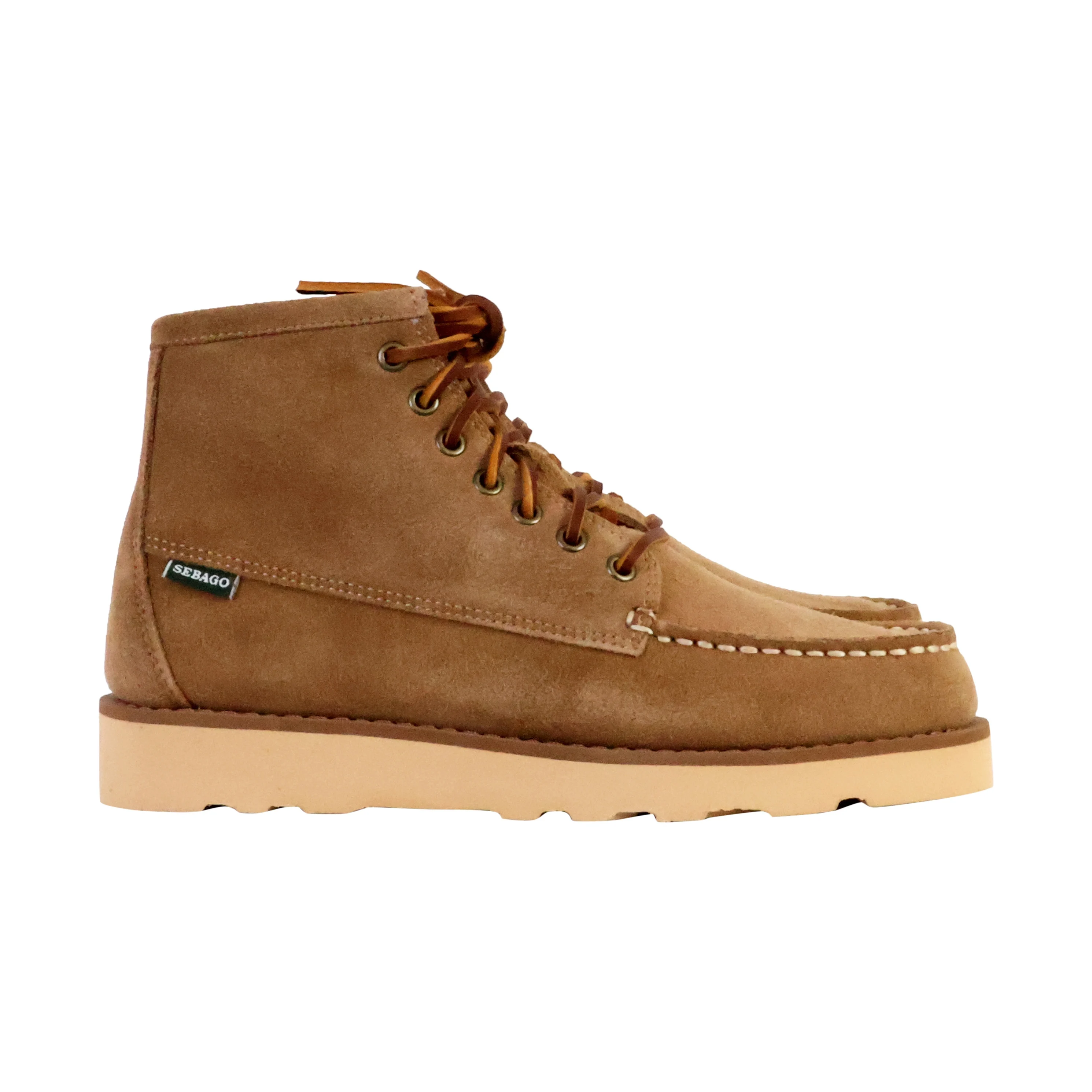 Bottine cuir sebago tala mid suede | Beige