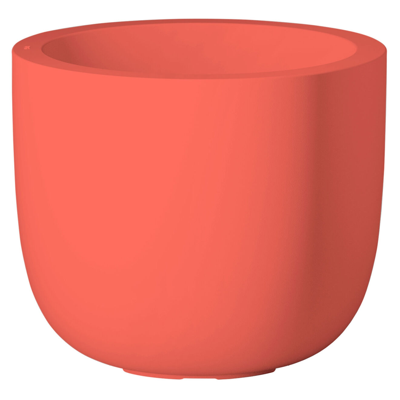 Serralunga Pot coupe design par naoto fukusawa corail - D.48x40 cm