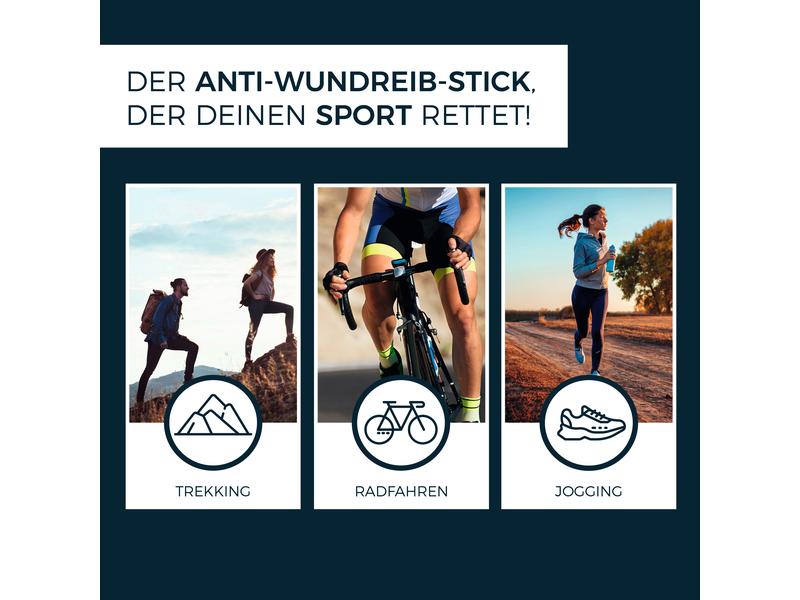 SUMMER SAVER Anti-Wundreib-Stick Sport Unisex 25 g Wasserfester Anti-Wundreib-Stick aus der TV-Show «Höhle der Löwen»