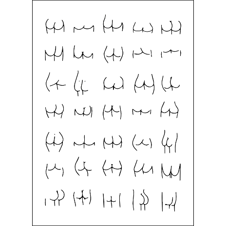 Butts nr. 1 - 70x100 cm