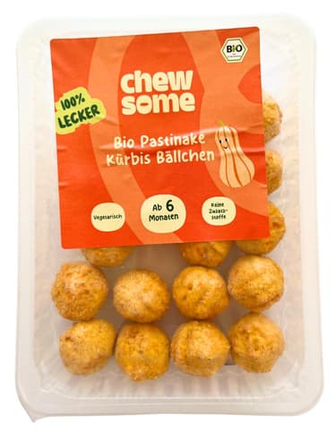 Chewsome Bio Pastinaken Kürbis Bällchen, ab 6 Monate