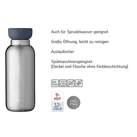 Mepal Thermoflasche Ellipse 350 ml - Nordic pink