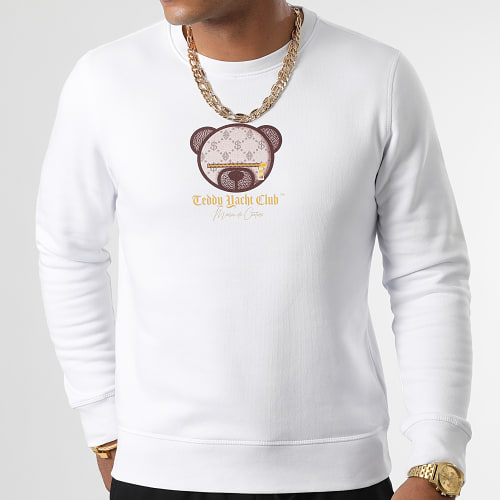 Sweat Crewneck Maison Couture Beige Limited Edition Blanc