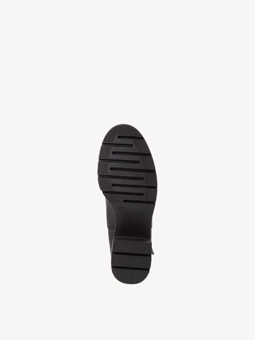 Leren Chelseaboot - zwart