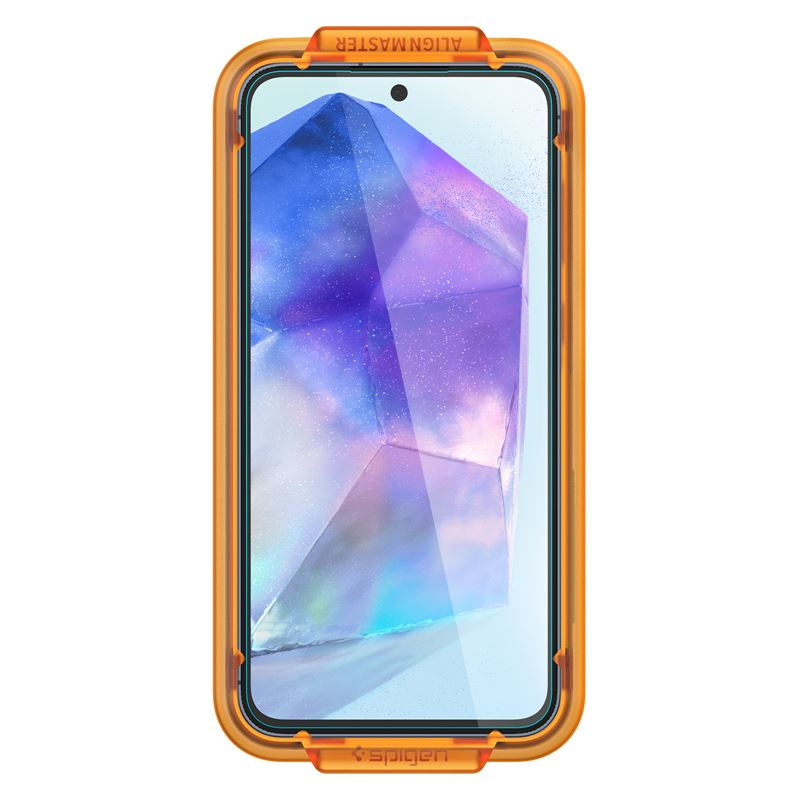 (2er Set) Samsung Galaxy A55 AlignMaster Glas Tr Clear Panzer Glas Case Friendly   Montagerahmen (AGL07775)