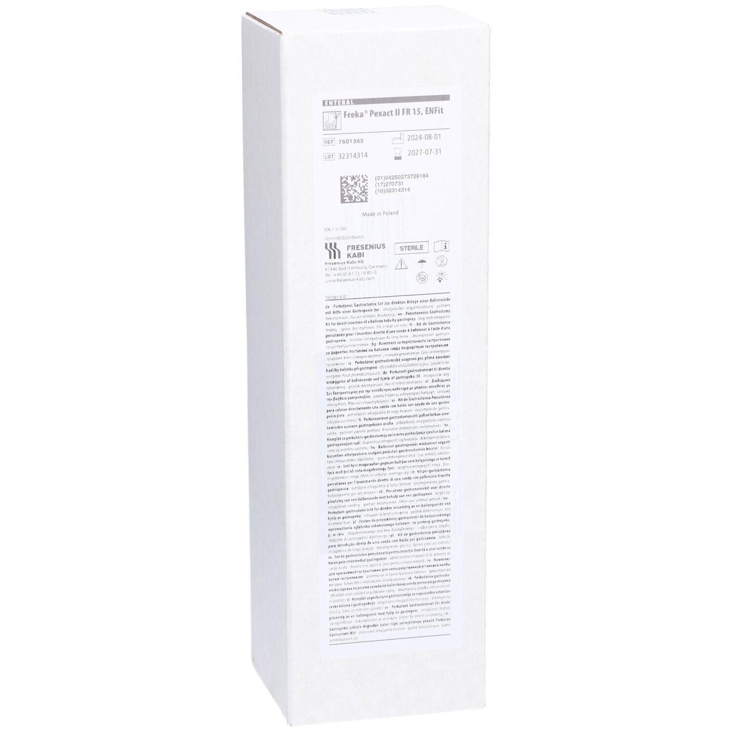 Freka® Pexact II FR 15, ENFit Direktpunktions-Gastrostomie