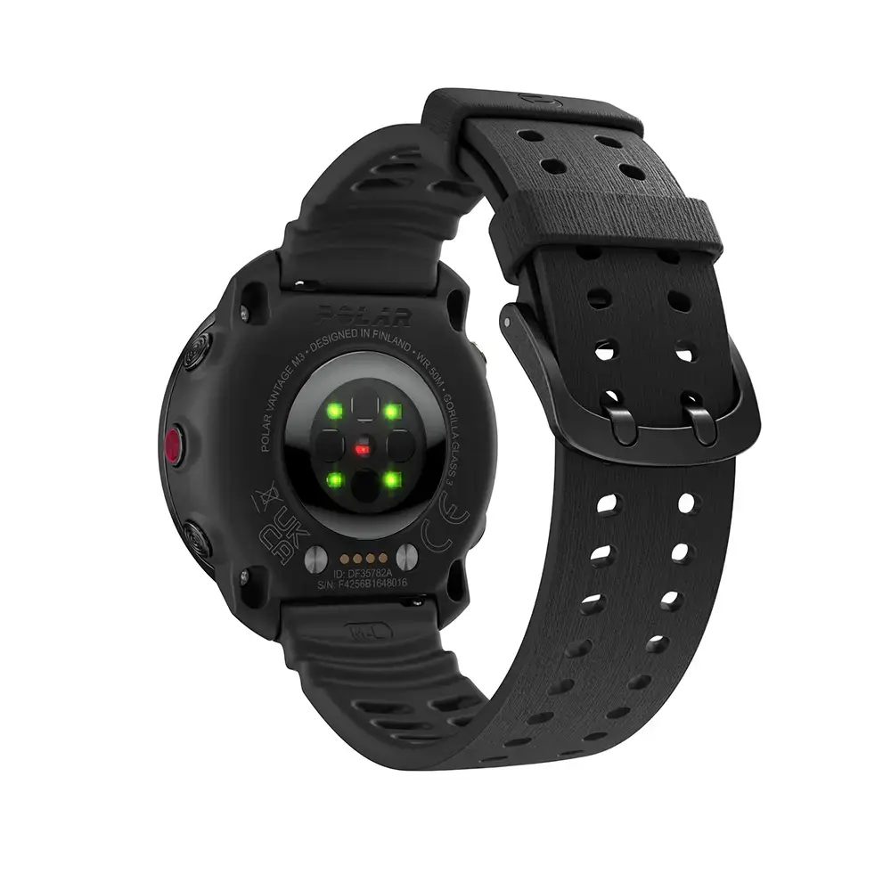 Polar Vantage M3 Sporthorloge Zwart/Zwart S-L