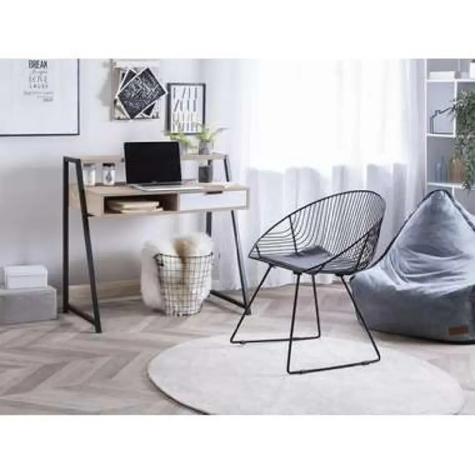 CALVIN - Bureau - Lichte houtkleur - MDF