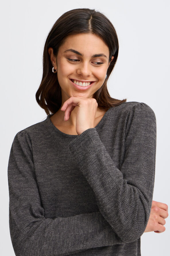 Fransa FRANABEL TEE 1 Charcoal melange