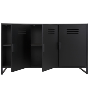 Dressoir Jason metaal zwart