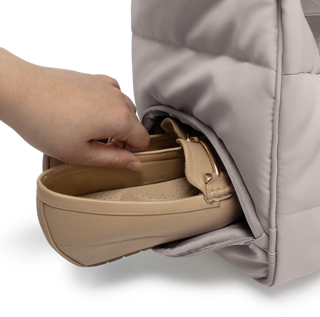 Heys Reisetasche »The Puffer Duffle Bag« Weekender Duffle Bag Schuhfach Aufstecksystem
