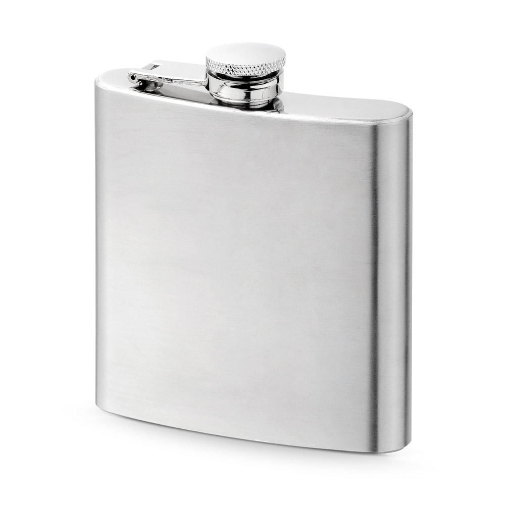 hi!dea 94684 - Bouteille de poche 180mL en acier inox