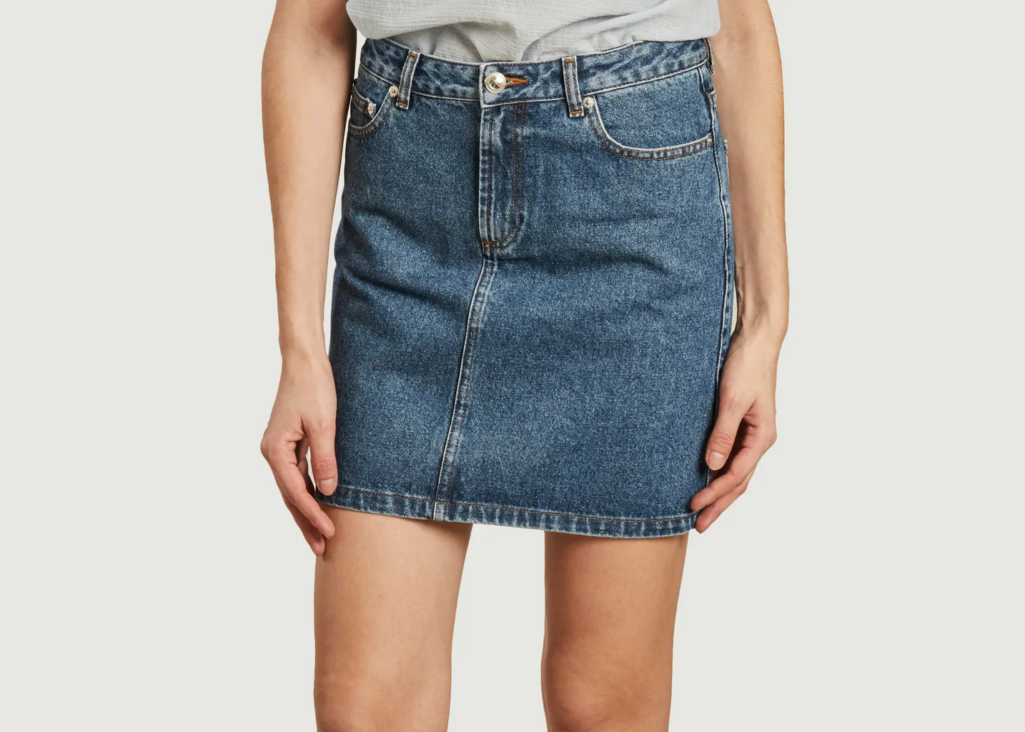 Jupe en jean standard A.P.C.