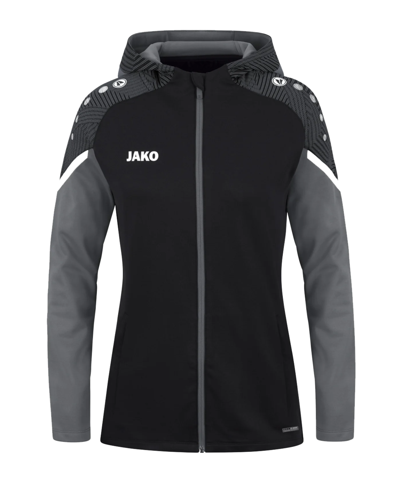 JAKO Performance Kapuzenjacke Damen Schwarz F804