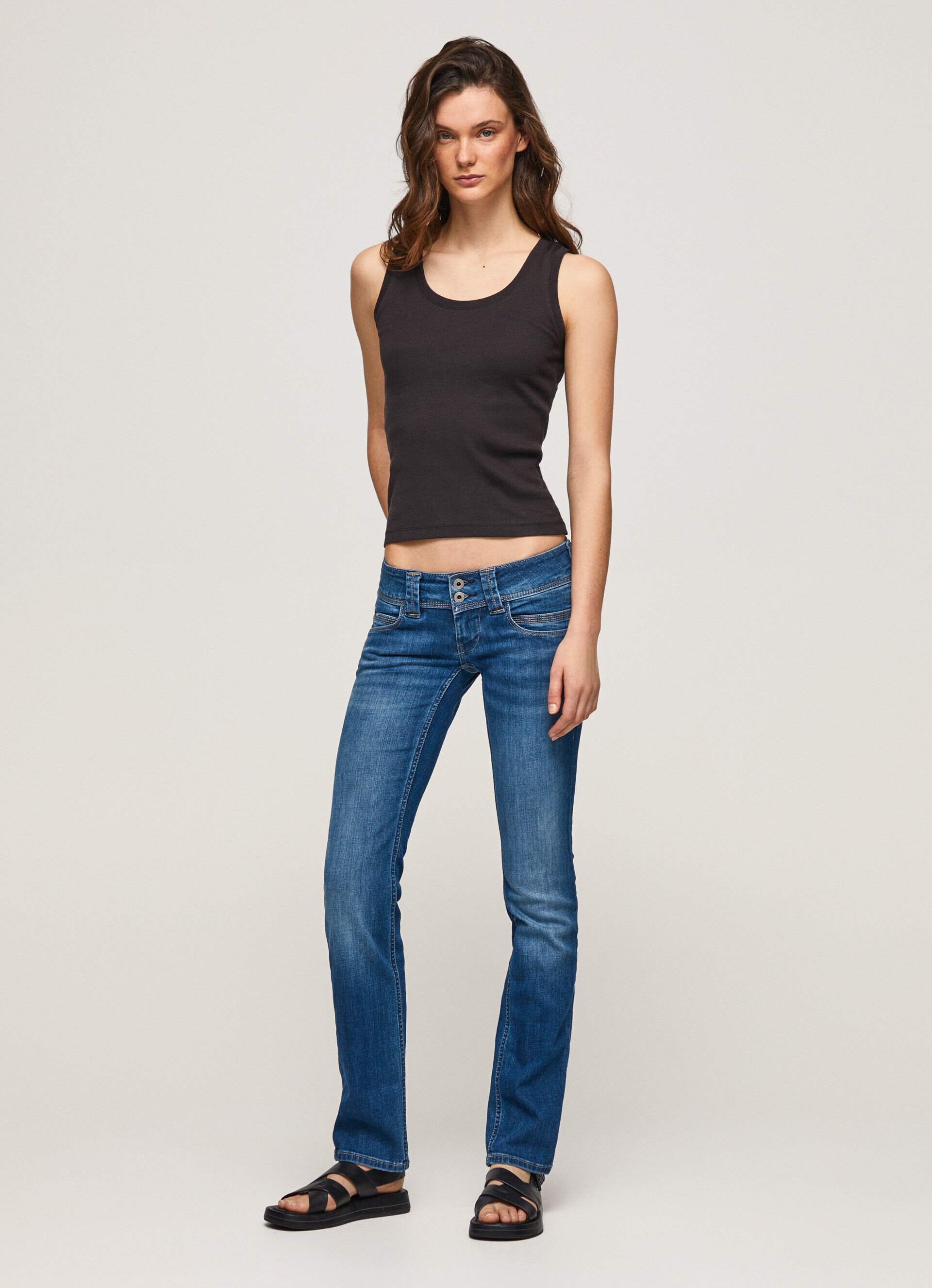 JEANS VENUS FIT REGULAR TIRO BAJO - denim