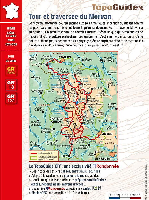 FFRP - 111 TOUR ET TRAVERSEE DU MORVAN FFRP