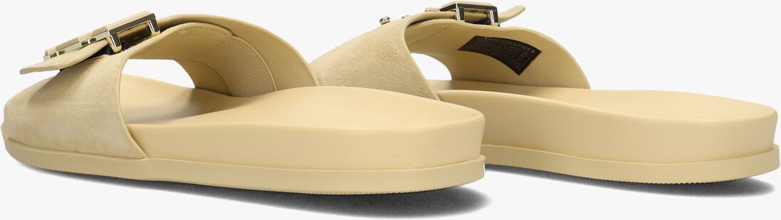 TOMMY HILFIGER beige tommy hilfiger teenslippers th hardware flat sandal