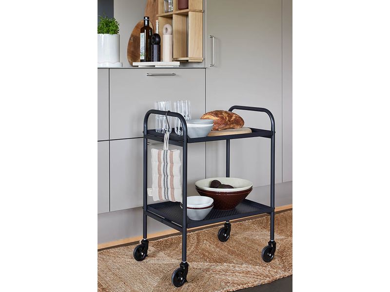 OYOY Topflappen Linu 2 Stück, Beige/Caramel/Grau Schutzlappen zum Kochen oder Backen