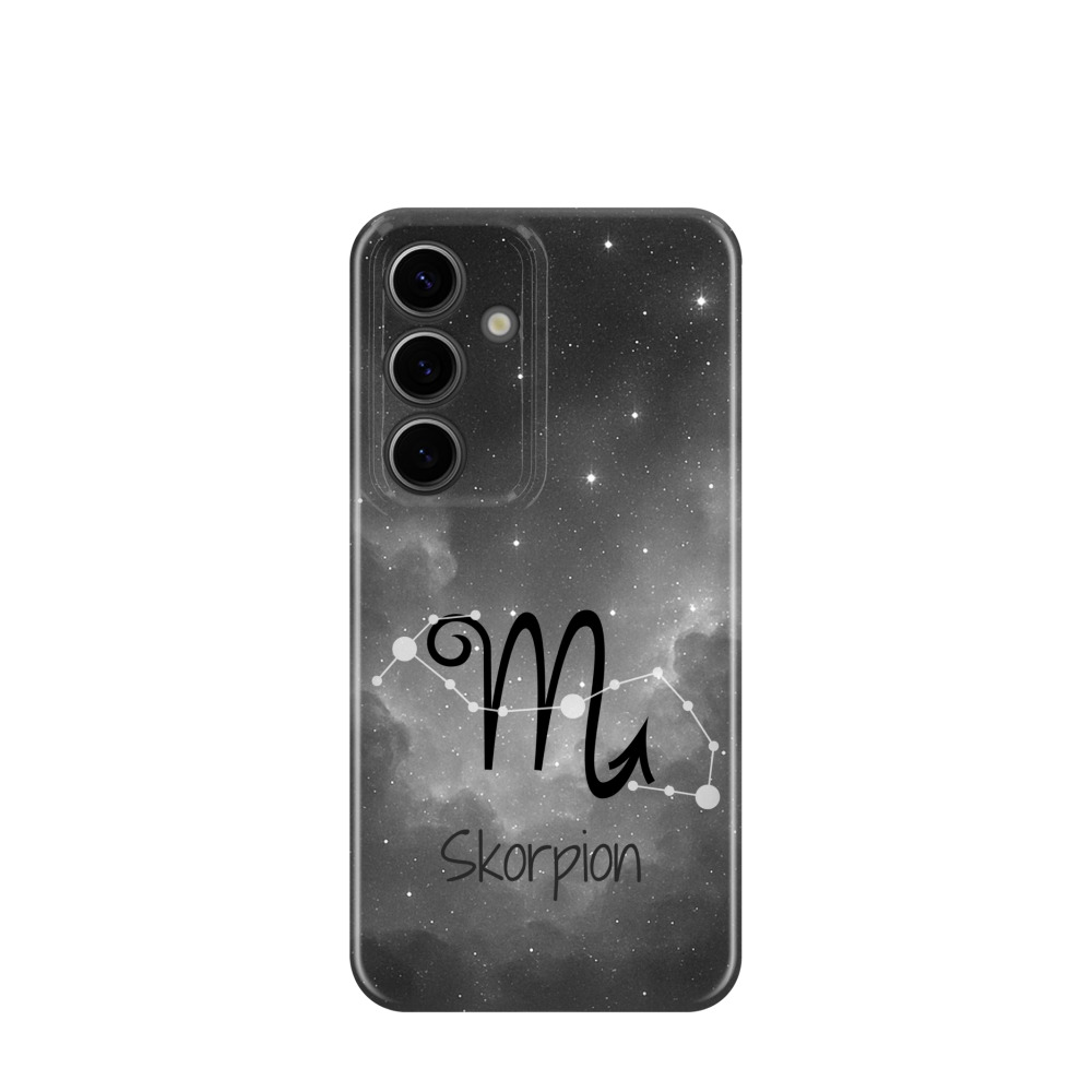 Samsung Galaxy S24 Kunststoff Hülle Skorpion 4 - Grau