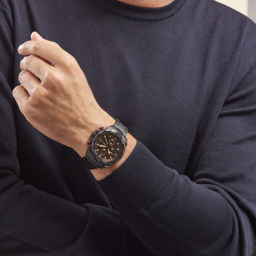 Montre Fossil 44mm Bronson Noir