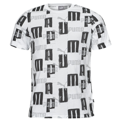 Puma - ESS+ LOGO LAB AOP TEE - Blanc