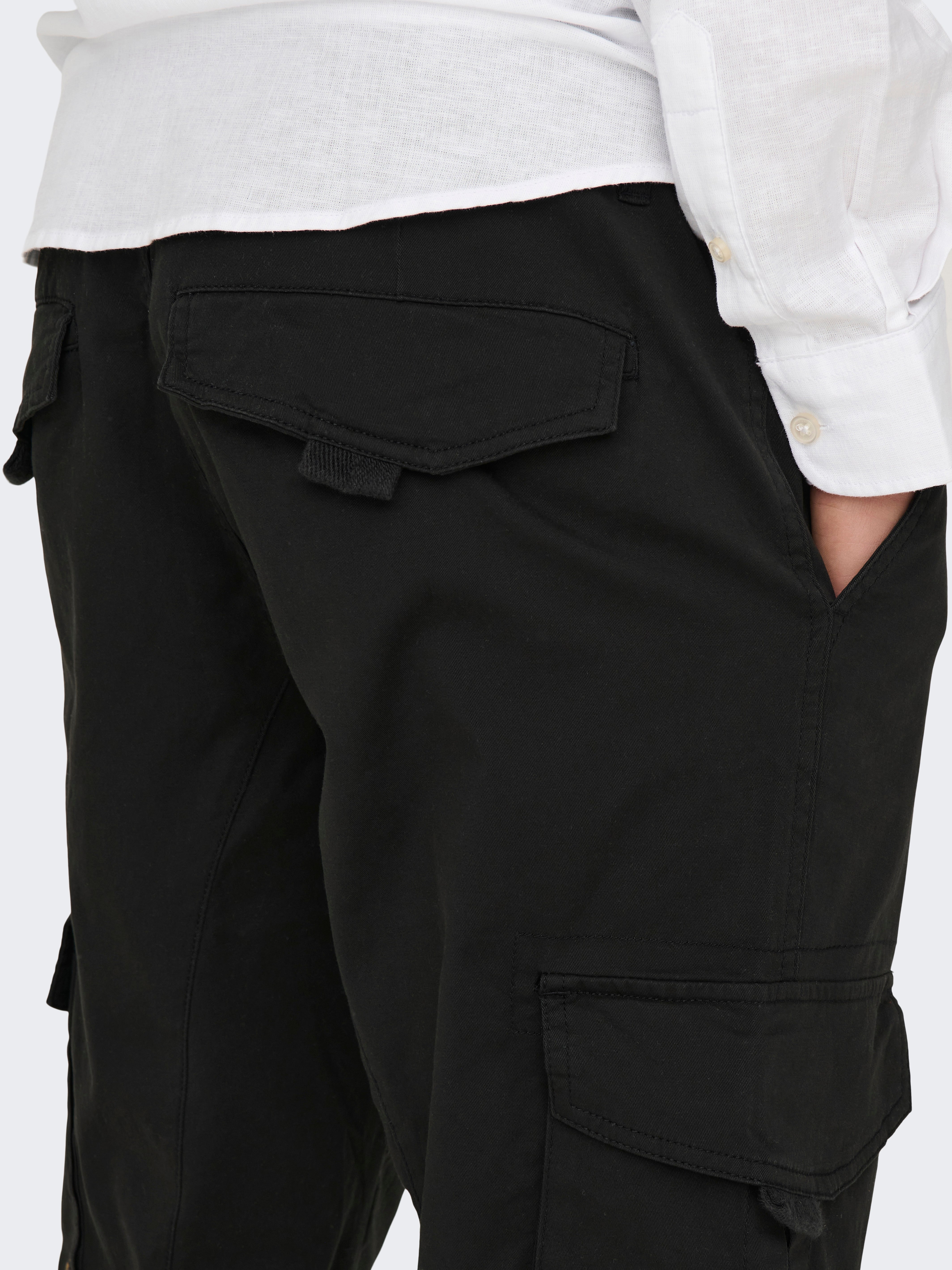 ONSDEAN Verjüngt Cargo-Hose Black