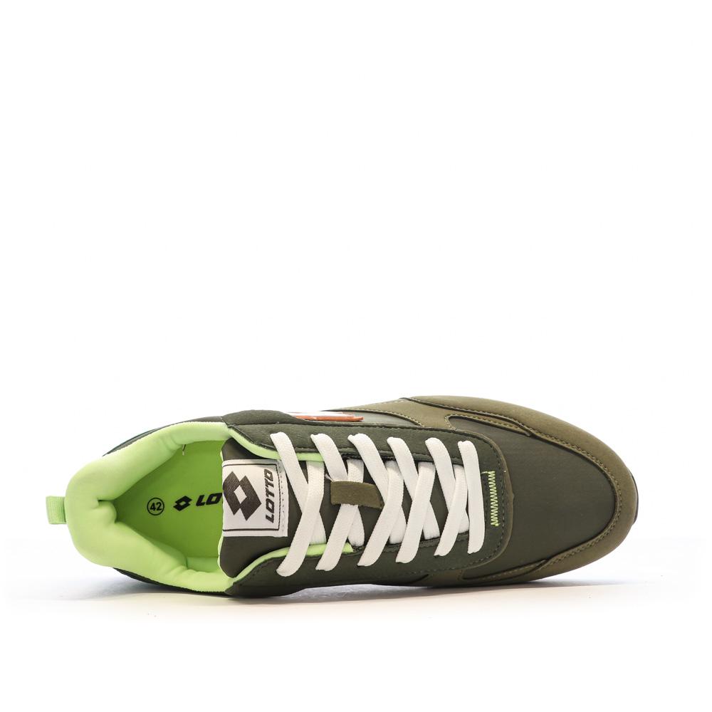 Lotto Baskets Kaki/Blanche Homme Lotto Twenty 5