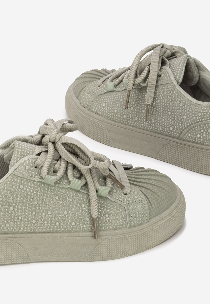 Baskets pour femme vert Ediania