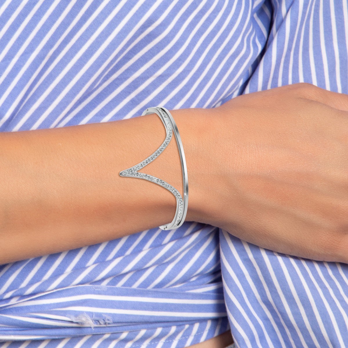 Bracelet SC Crystal orné de Cristaux scintillants