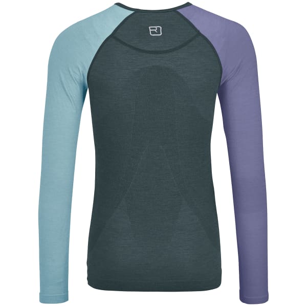T-shirt thermique ORTOVOX 120 COMP LIGHT LONG SLEEVE W DARK ARCTIC GREY
