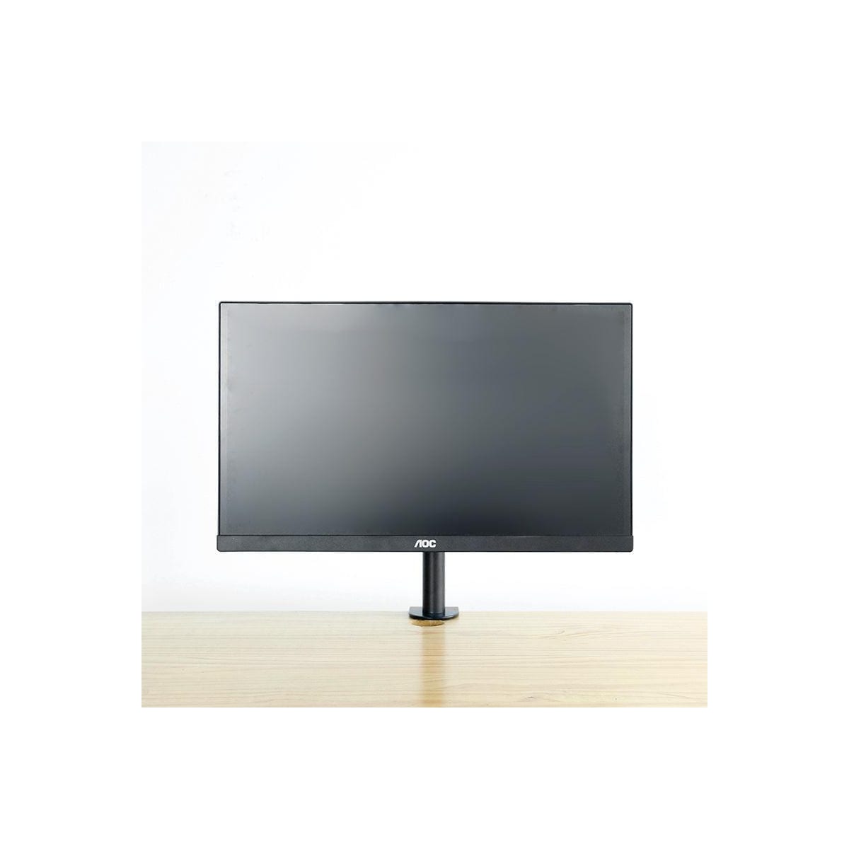 NÖRDIC Monitorarm Table Bracket for 1 Monitor med Justerbar Arm Roterbar og vippbar, Stål, Svart, Skjermbrakett