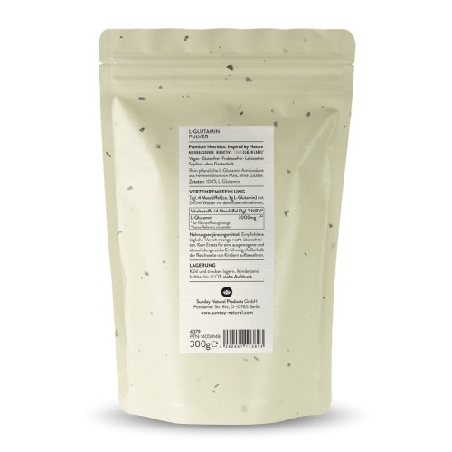 Sunday Natural Products  L-Glutamin Pulver