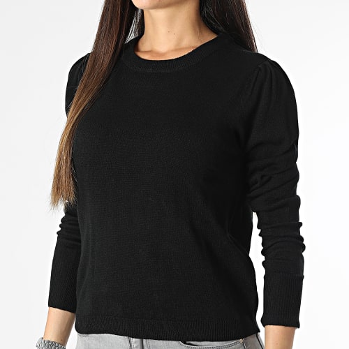 Pull Crop Femme Laura Noir