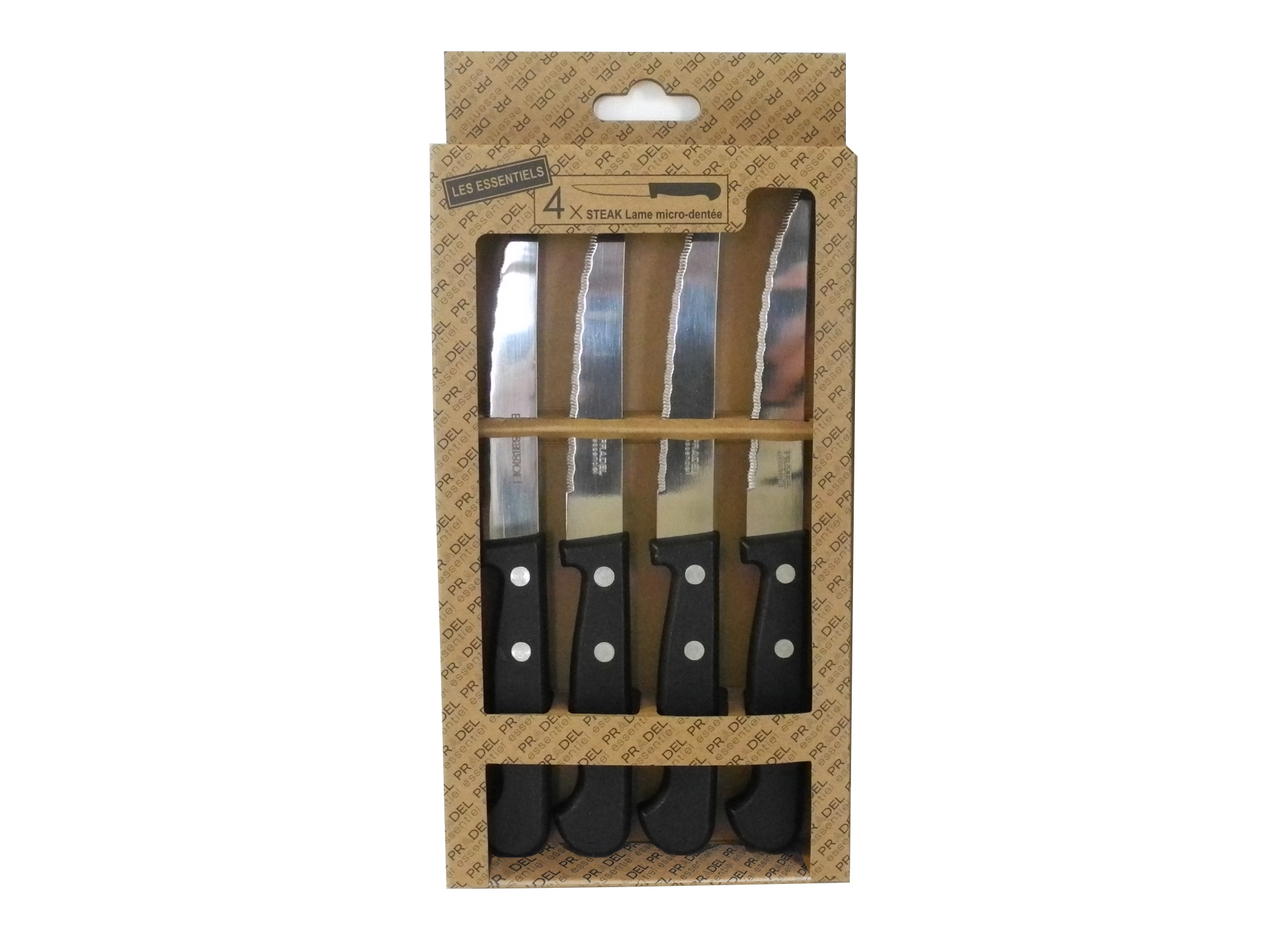 CONJUNTO DE FACAS CARNE AMEFA 4 UNIDADES 21CM