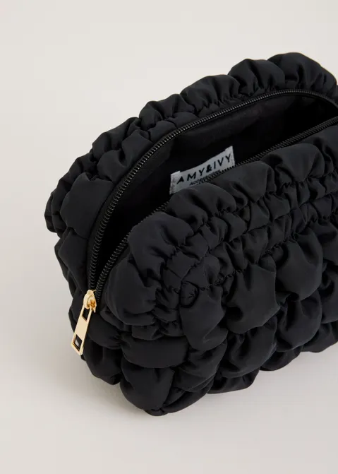 Make-up tas zwart (ZWART)