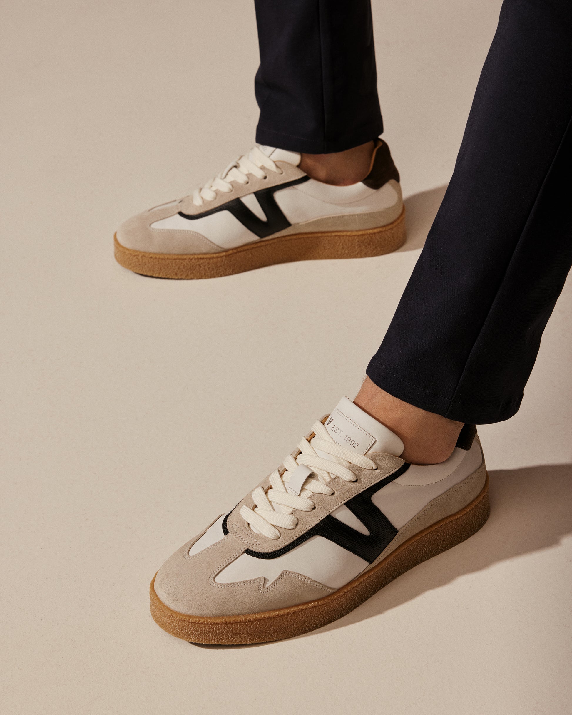 VIA VAI witte heren sneakers Zane Dexter