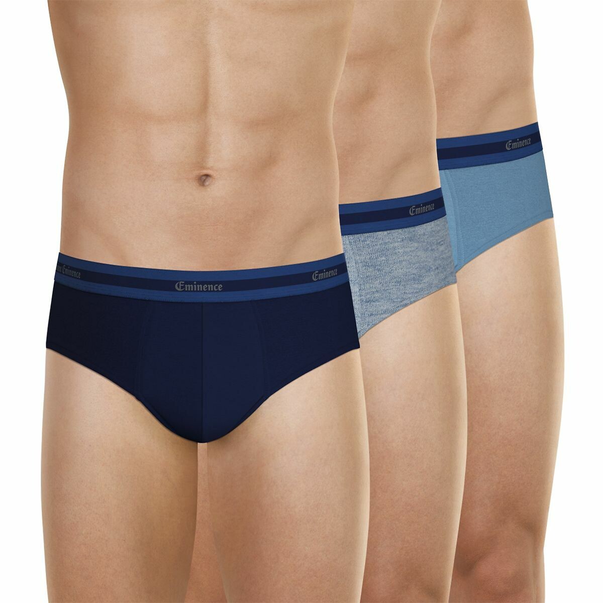 EMINENCE<br>Conjunto de 3 cuecas de algodão
