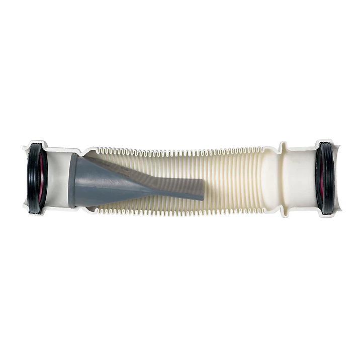 Siphon sans garde d'eau gain de place blanc 32mm Wirquin