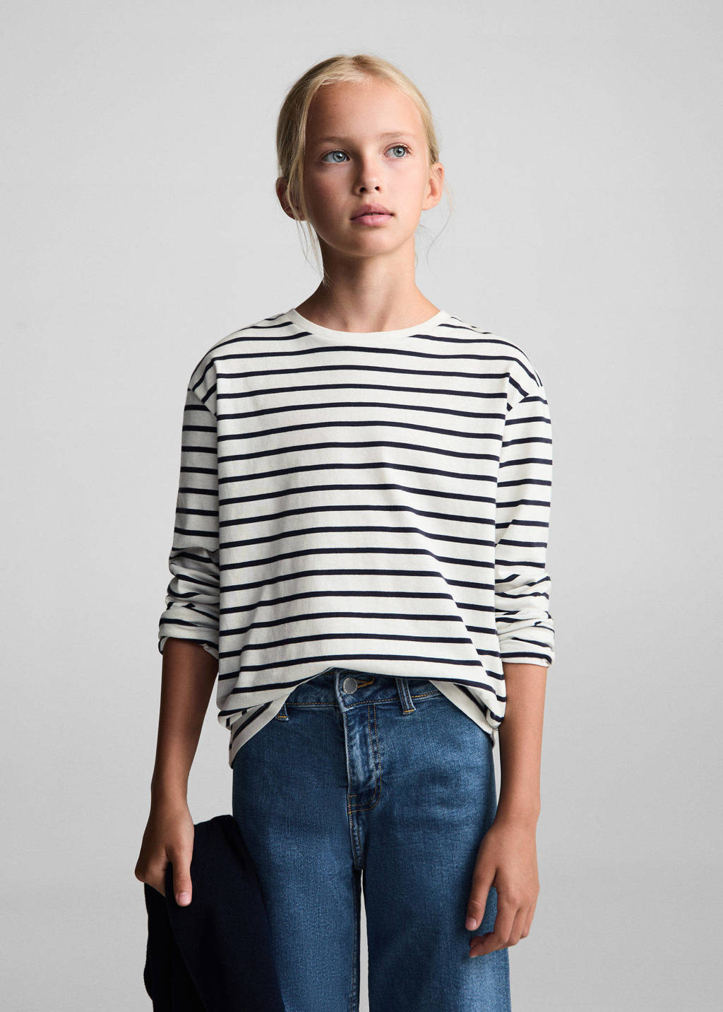 Mango Kids broek changeant blauw
