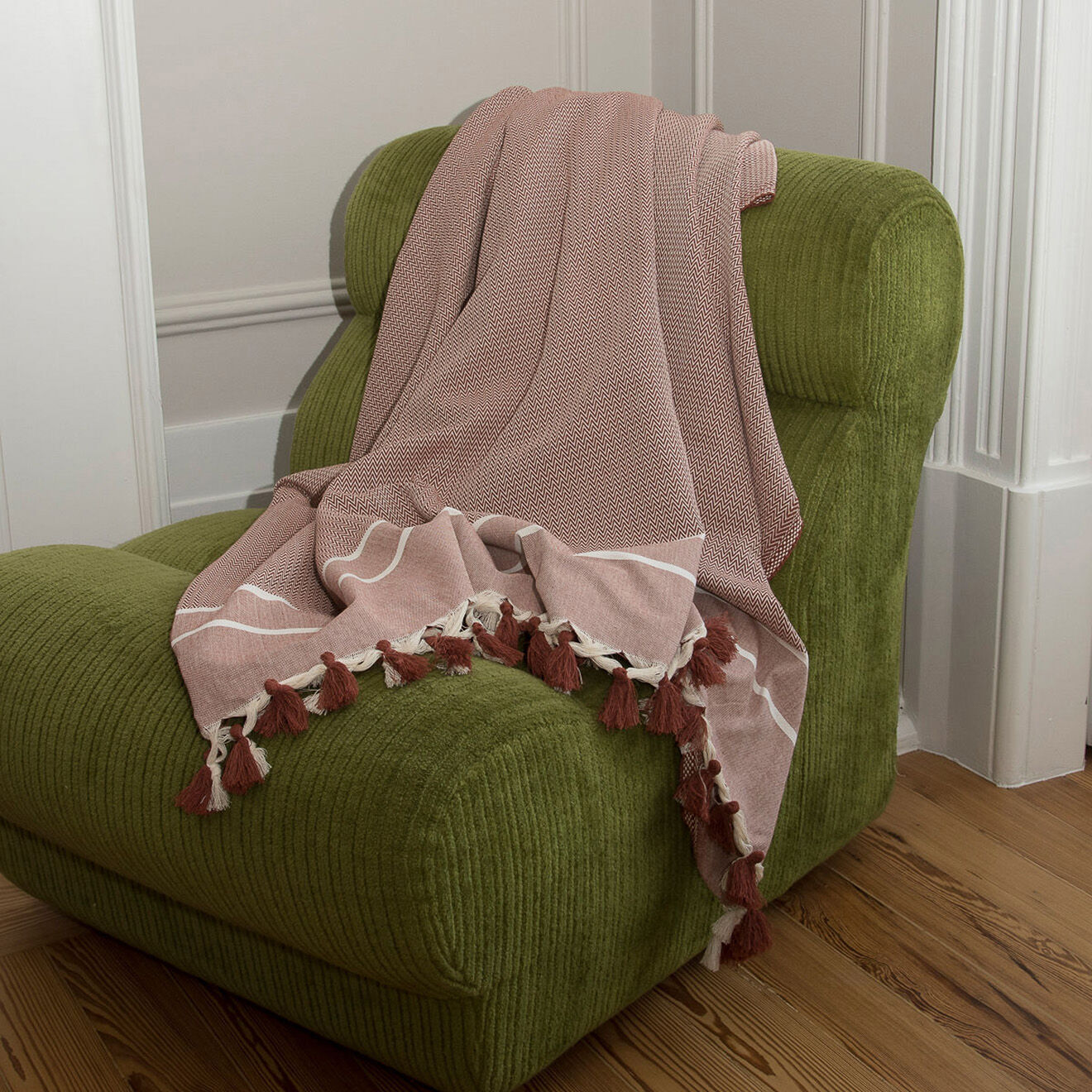 Febronie Plaid Stockholm rouge