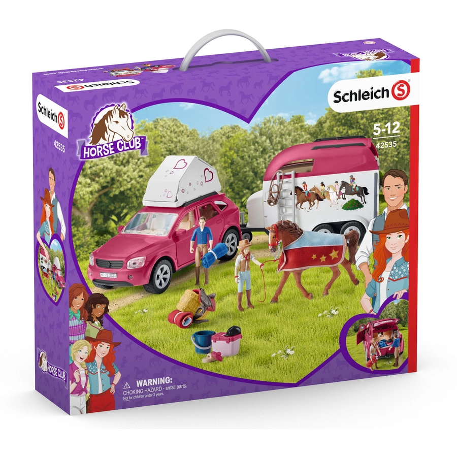 schleich® Horse Club Abenteuer mit Auto und Pferdeanhänger 42535