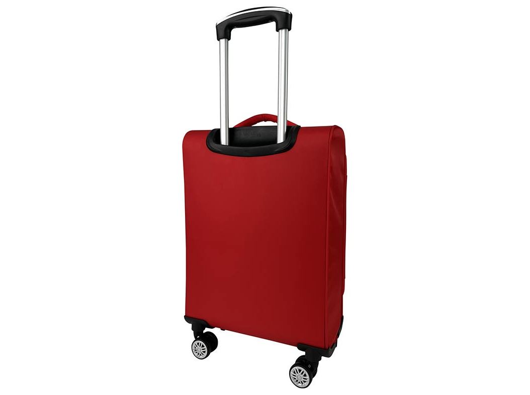 MALA DE CABINE FLEXIVEL AIRPORT VERMELHO 8 RODAS 55CM